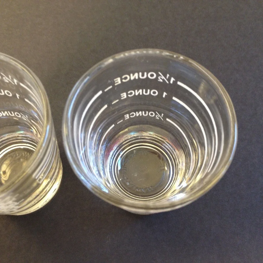 Sure Shot Measuring Glass Shot Glass w/ Measuring For Ounces Collectable Each